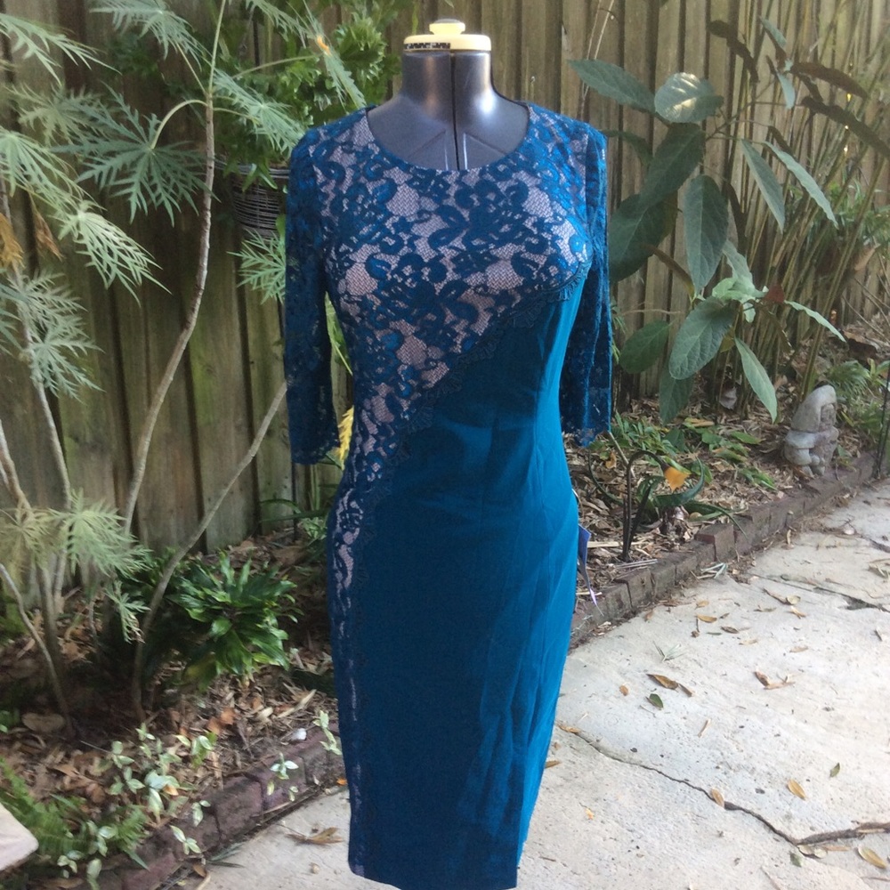 JAX  lack Label Teal Dress